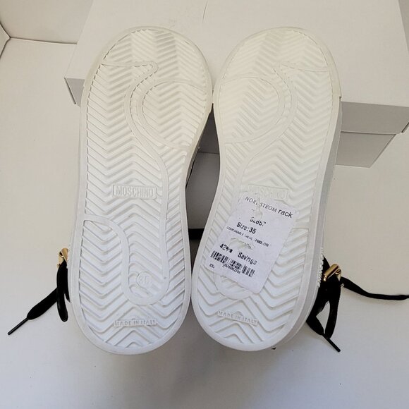 MOSCHINO Logo High-top Sneakers - Picture 12 of 13